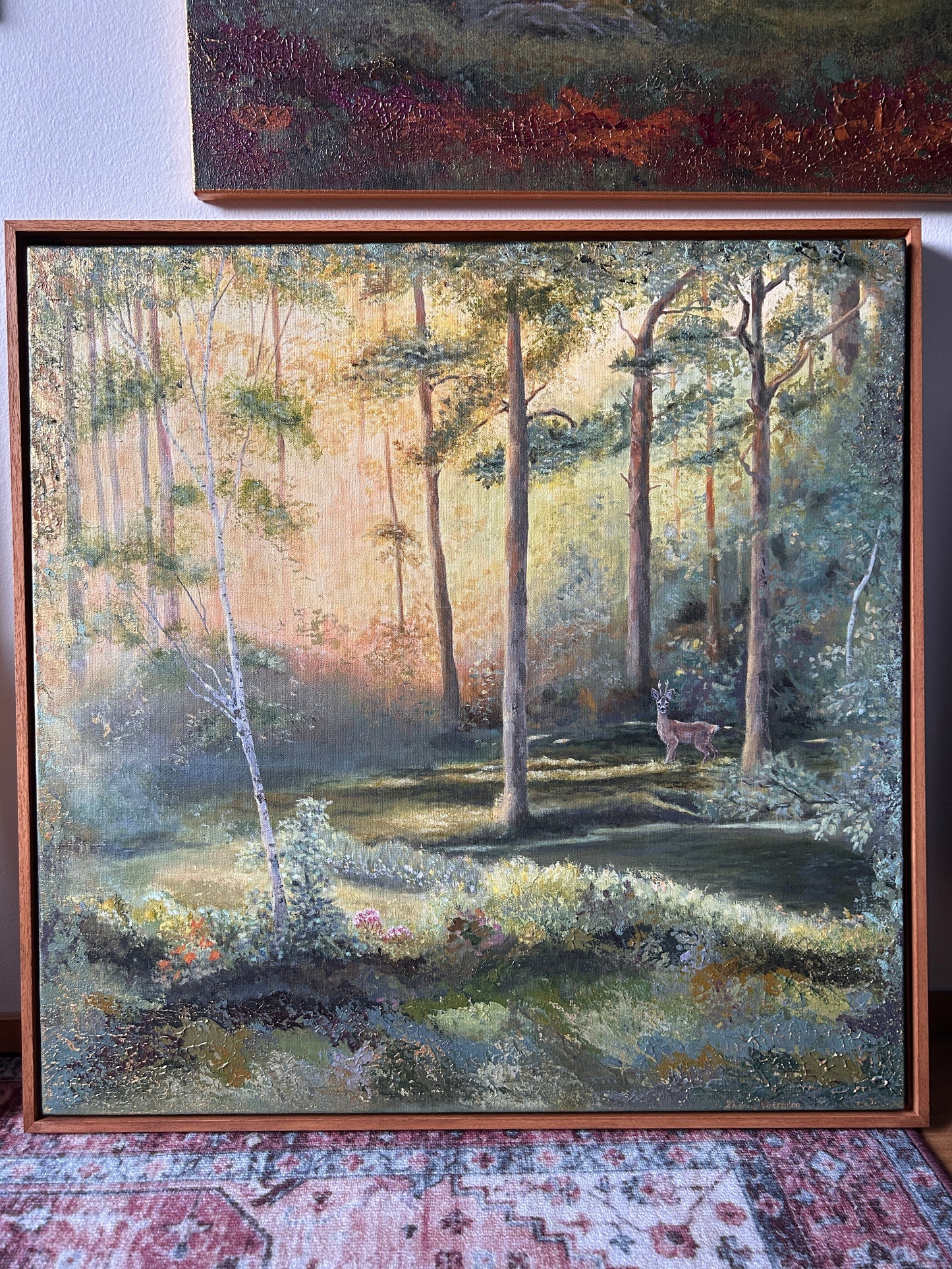 Framed painting The Forest Guardian