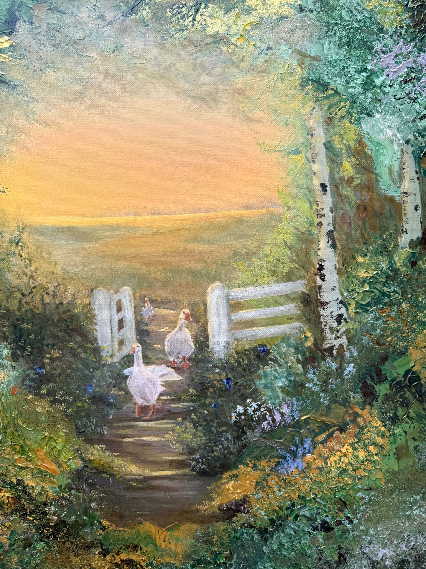 Kotiinpaluu | 73 × 60 cm | Alkuperäinen maalaus