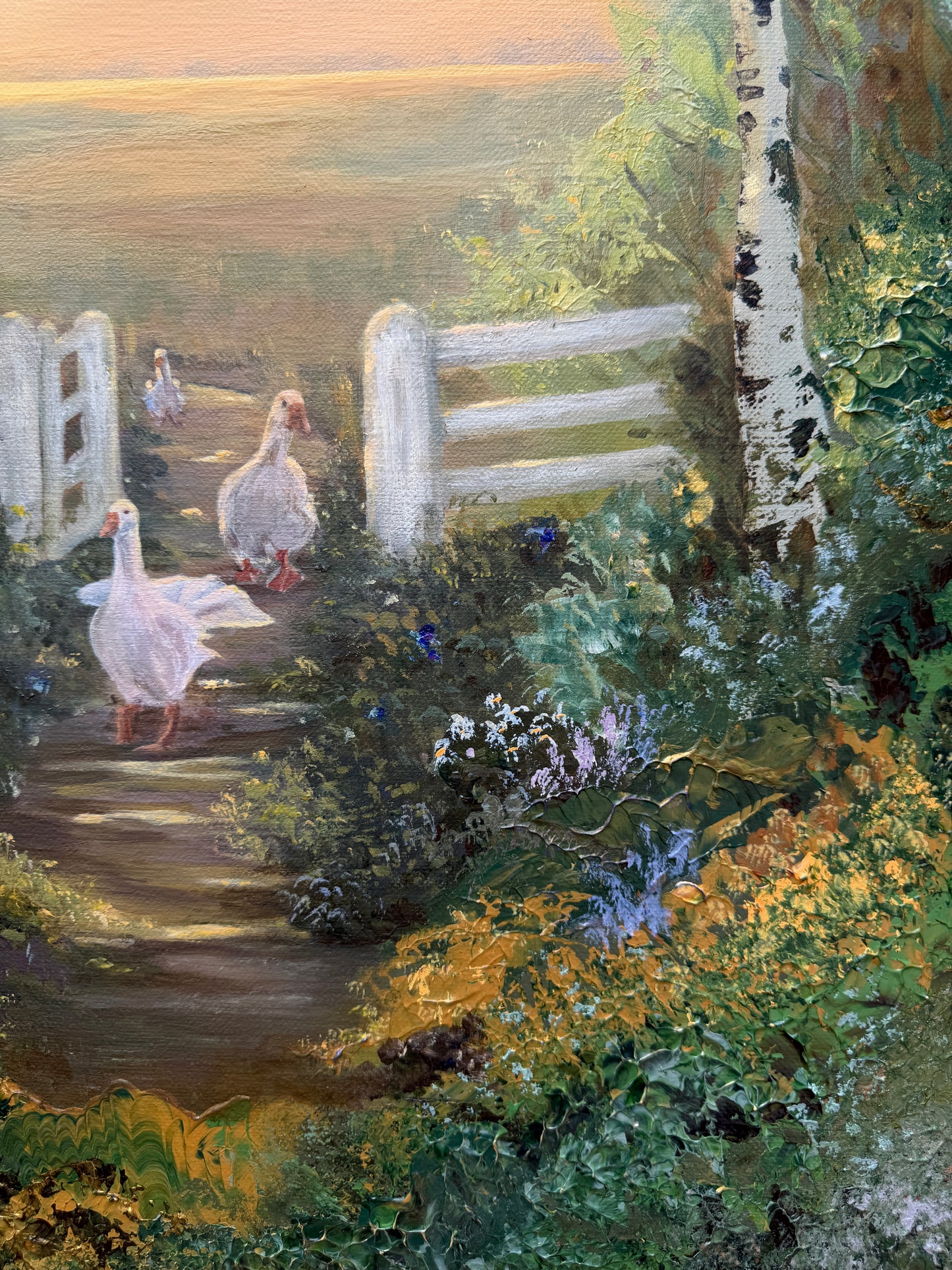 Kotiinpaluu | 73 × 60 cm | Alkuperäinen maalaus