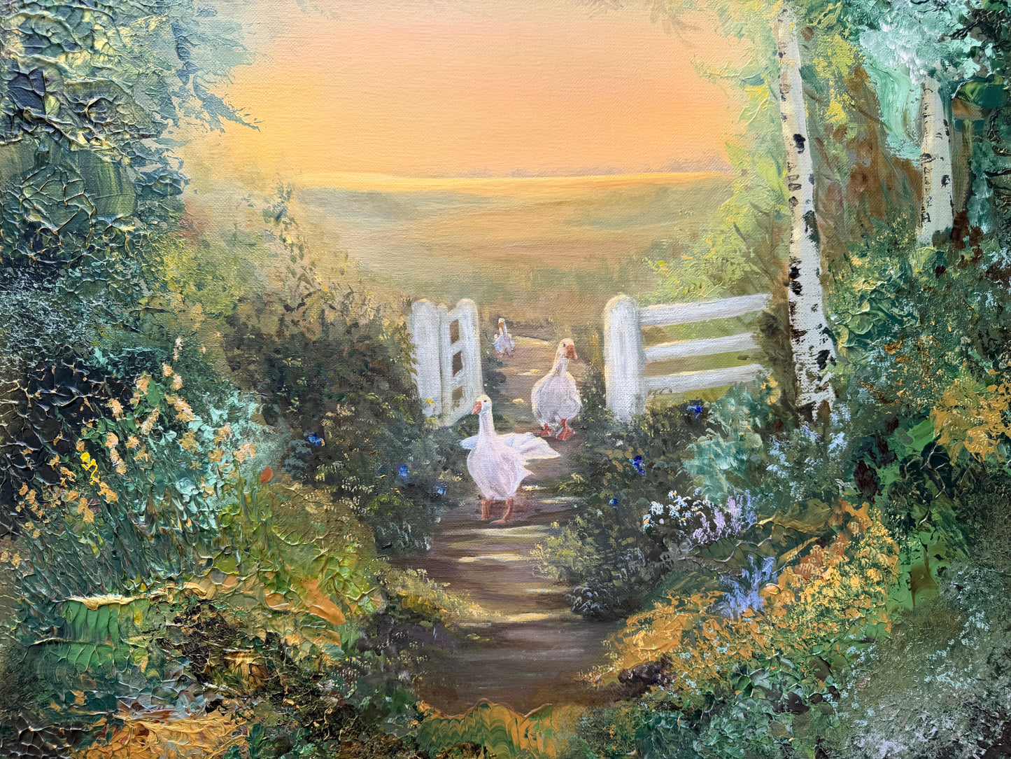 Kotiinpaluu | 73 × 60 cm | Alkuperäinen maalaus