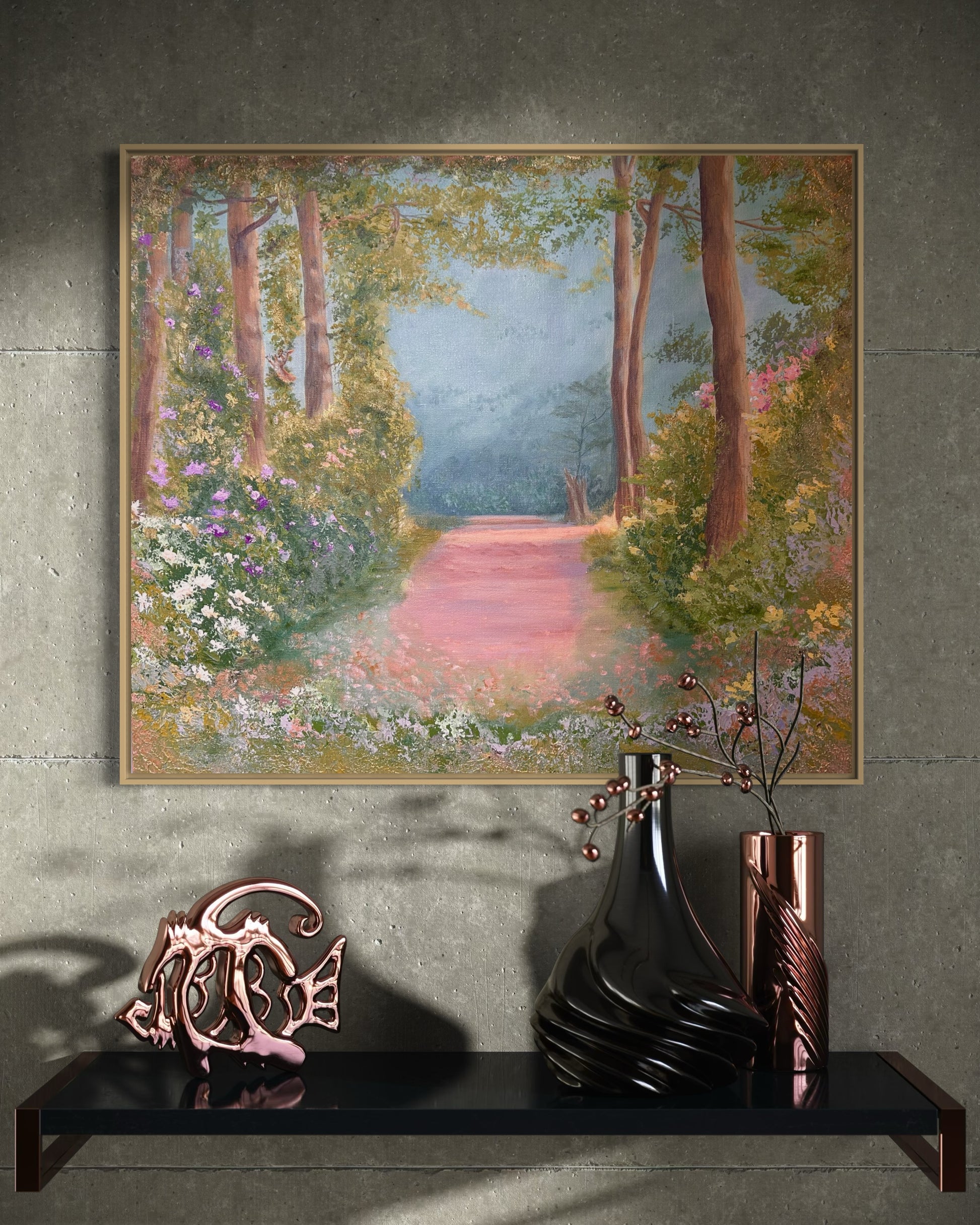 Pastel garden forest Squirell