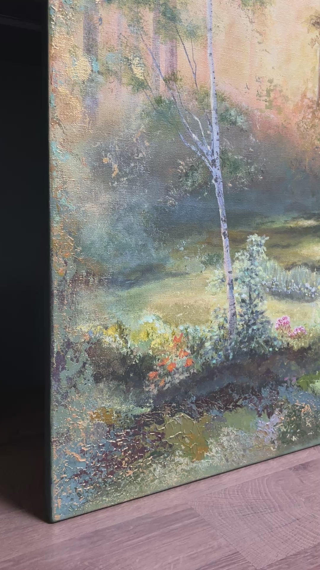 video of painting Forest Guardian