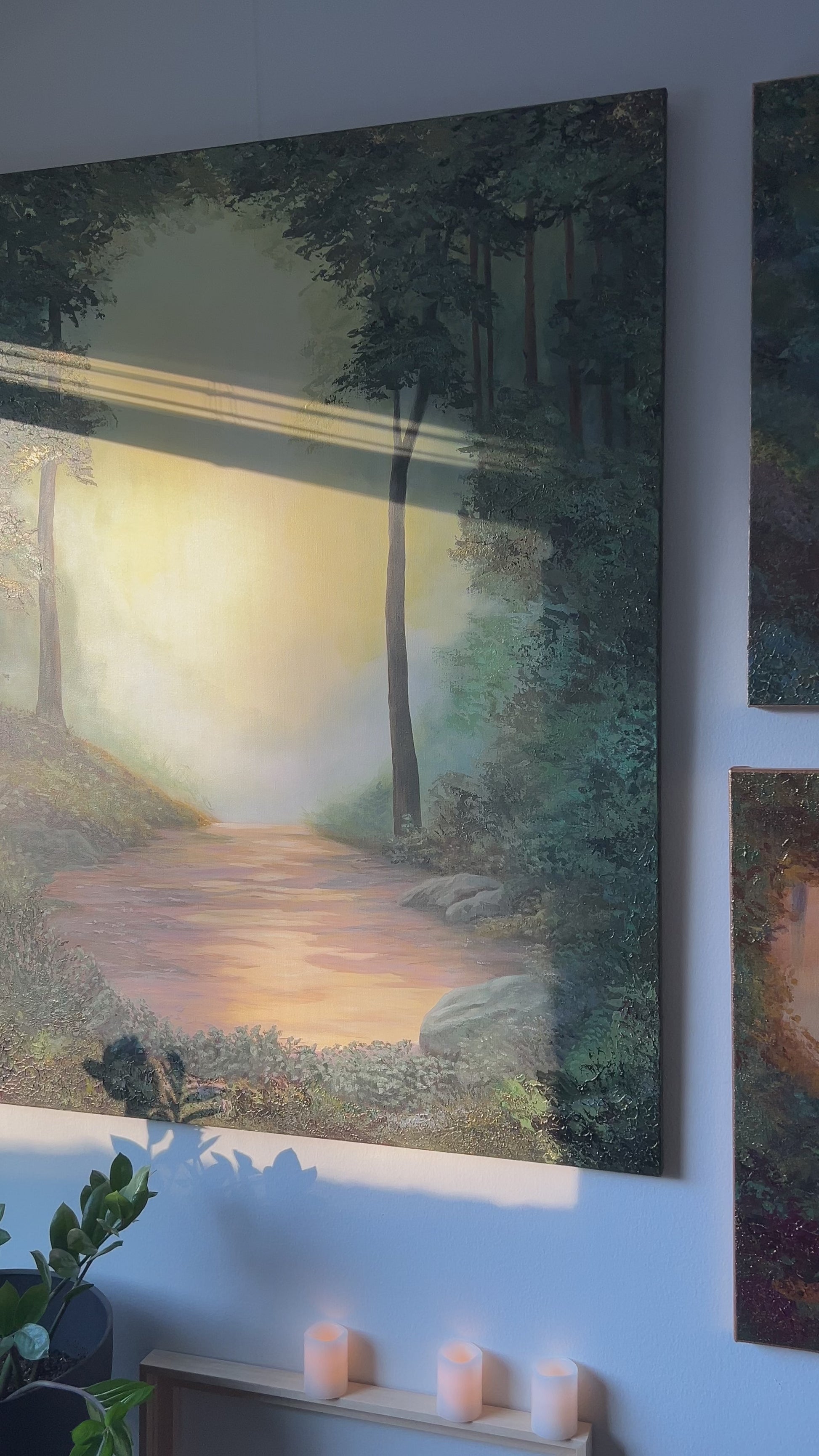 forest embrace painting video